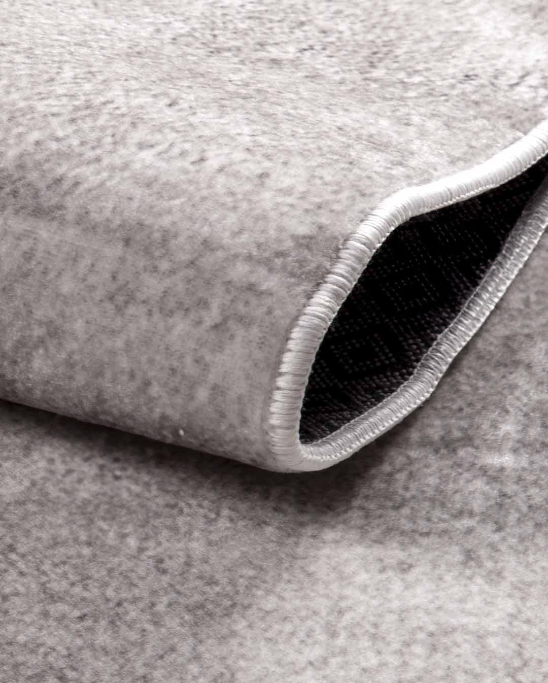 Funky moderner beige weicher Teppich mit Kreismuster