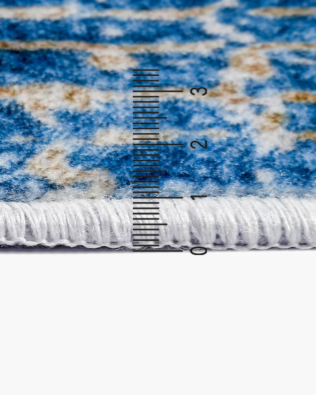 Rana fantastischer blauer und beiger moderner weicher Teppich