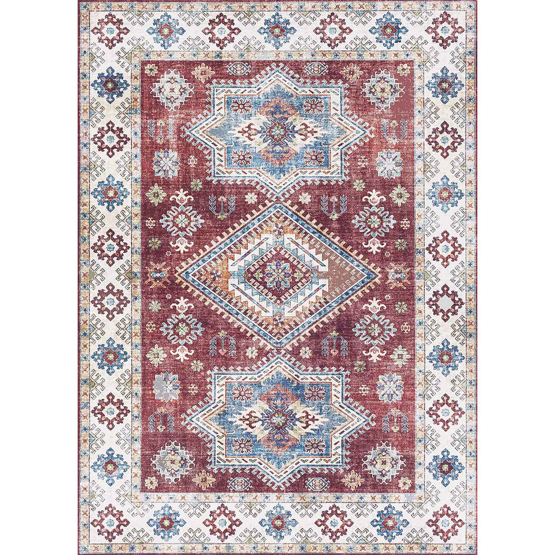 Nada Vintage roter weicher Perserteppich
