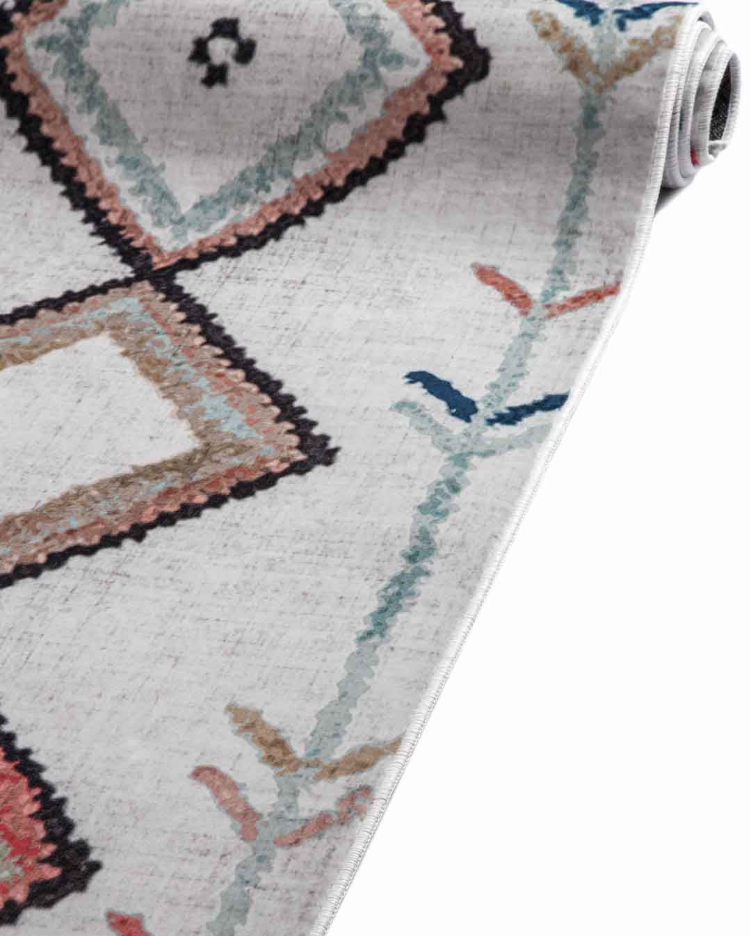 Sherry modern white colorful soft and shinny carpet