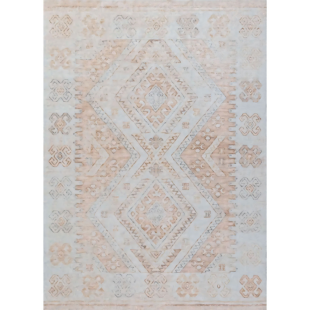 Shatsy Vintage hellorange weicher und glänzender Teppich