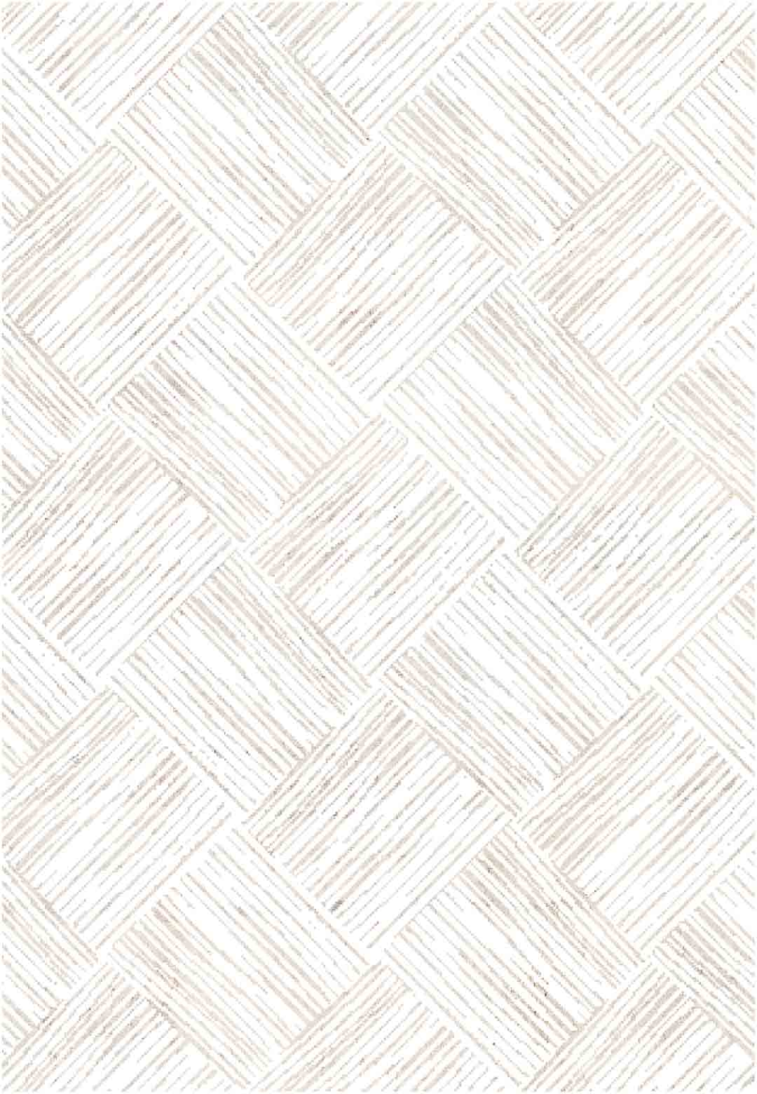 Yara schlichter, moderner, weicher und glänzender Teppich in Beige