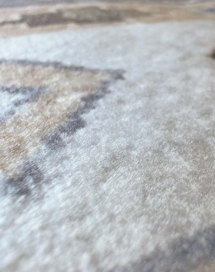 Kilim Teppich Beige Blau – Ethno Muster im Boho-Stil für Wohnzimmer