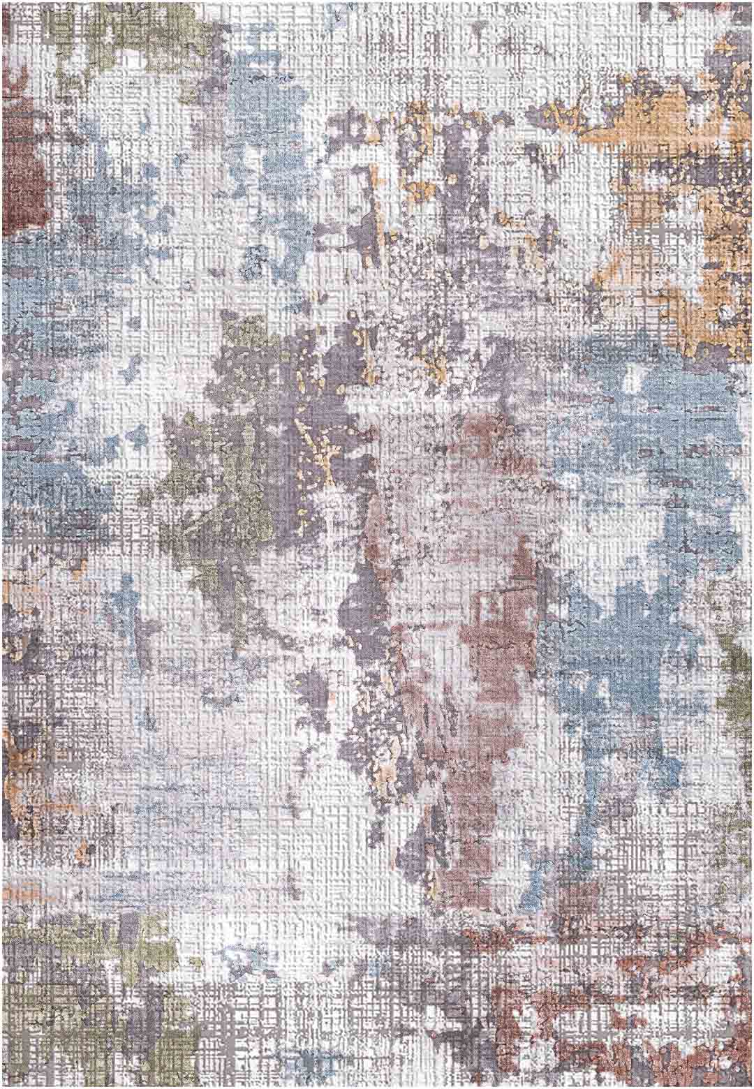 Yara schlichter, moderner, weicher und glänzender Teppich in Beige