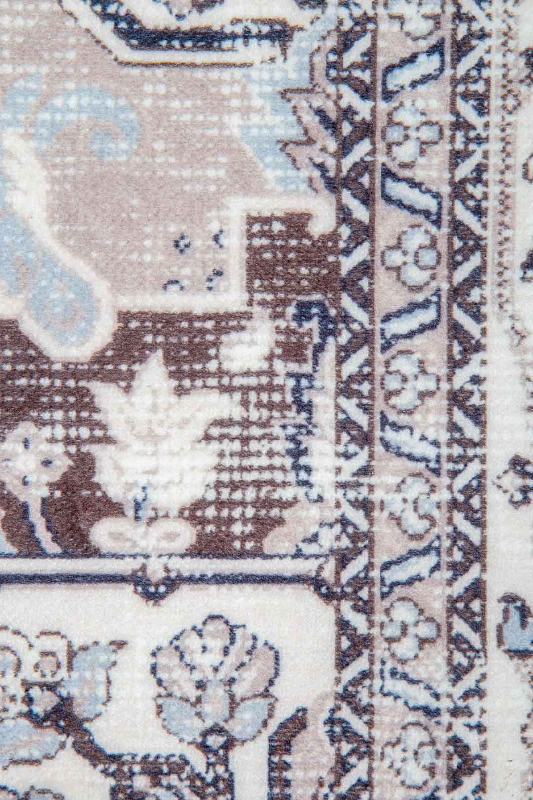 Orientteppich Grau Beige – Klassischer Perserteppich im Vintage-Look