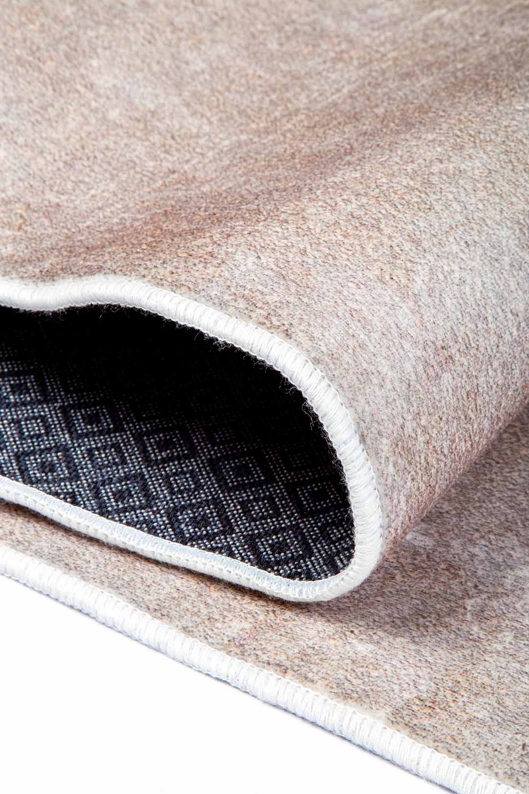 Moderner Teppich Beige mit 3D-Linien – Minimalistisches Design für Wohnzimmer & Büro