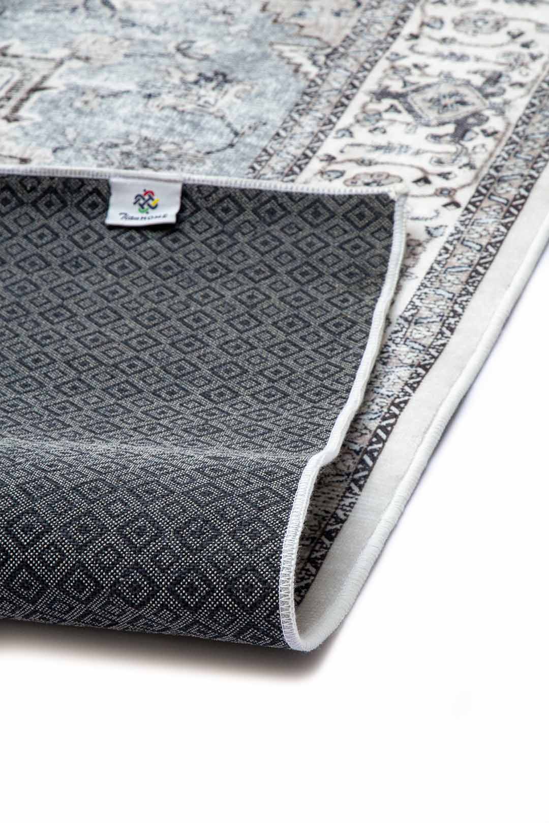 Orientteppich Grau Beige – Klassischer Perserteppich im Vintage-Look