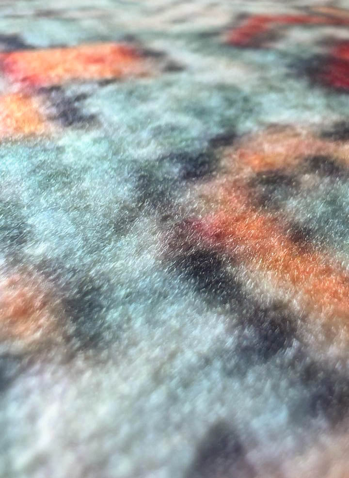 Vintage Orientteppich Mehrfarbig – Klassisches Medaillonmuster im Boho-Stil