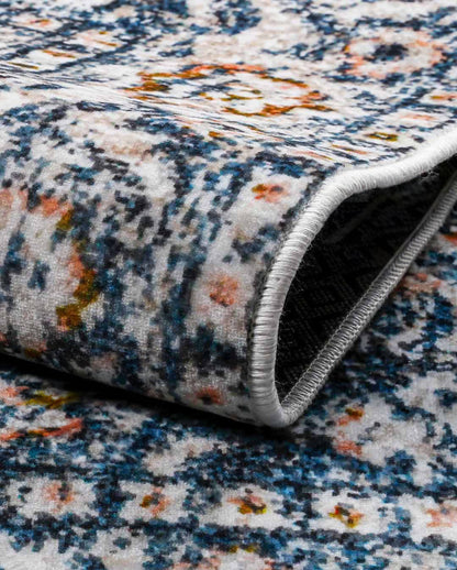Jasmine classic colorful floral soft and shinny carpet