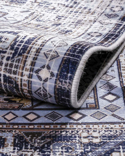 Antika Vintage bunter weicher und glänzender Teppich 