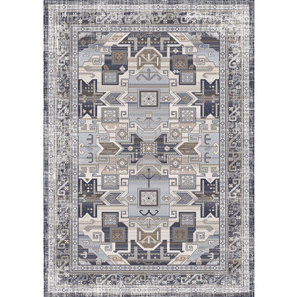 Antika Vintage bunter weicher und glänzender Teppich 