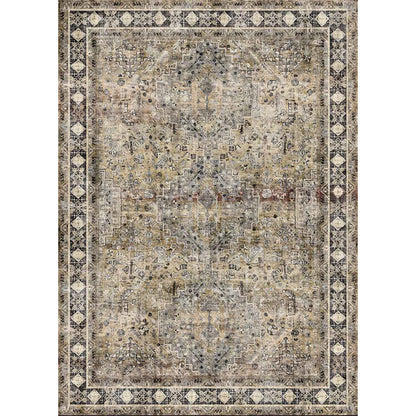 Weicher und glänzender Teppich Karmel Vintage Gold 