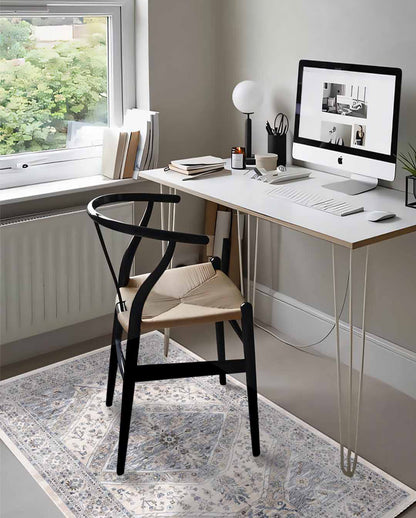 Weicher und glänzender Perserteppich Amanda im Vintage-Stil 