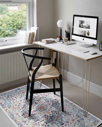 Ema Vintage bunter weicher und glänzender Teppich 