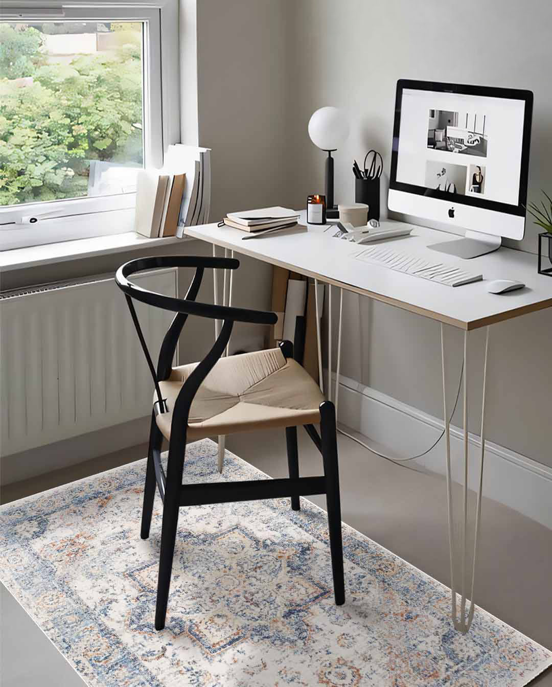 Weicher und glänzender Teppich Star Vintage Beige 