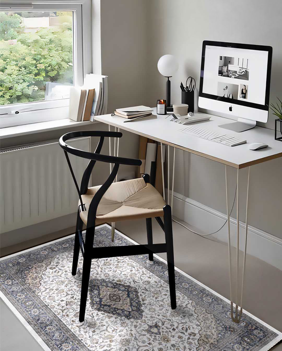 Weicher und glänzender Vintage-Teppich Zaina aus dem Osten 