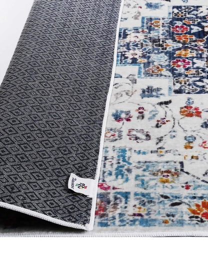 Ema Vintage bunter weicher und glänzender Teppich 