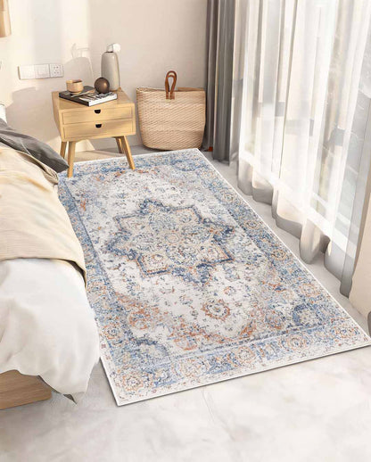 Weicher und glänzender Teppich Star Vintage Beige 