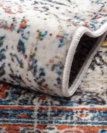 yusra vintage színes puha és fényes szőnyeg 