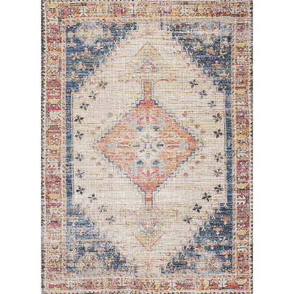 Lucy Vintage bunter weicher und glänzender Teppich 
