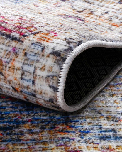 Lucy Vintage bunter weicher und glänzender Teppich 