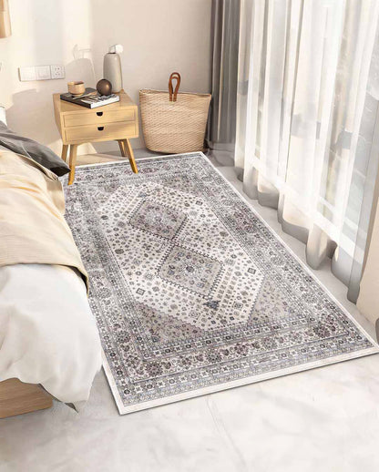 Anna Vintage Perserteppich, weich und glänzend 