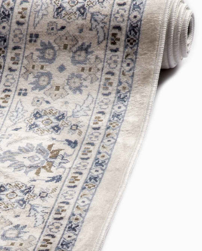 Weicher und glänzender Perserteppich Amanda im Vintage-Stil 