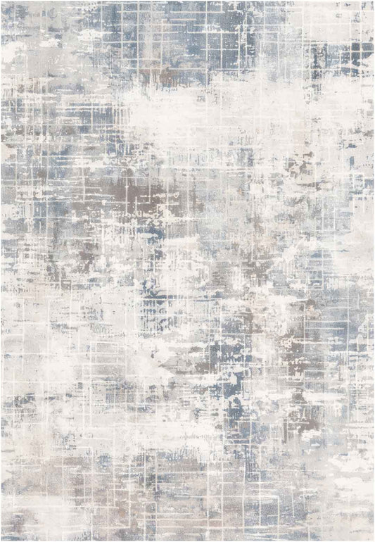 Kék Szürke Modern Szőnyeg