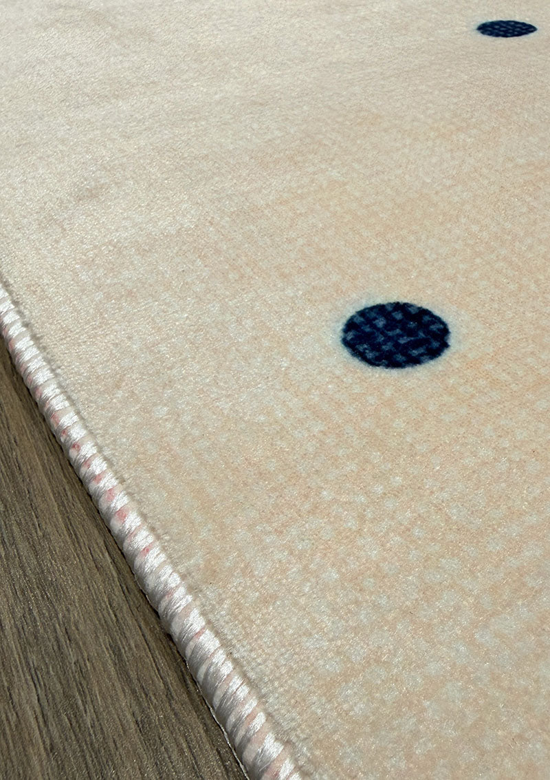 Yara schlichter, moderner, weicher und glänzender Teppich in Beige 