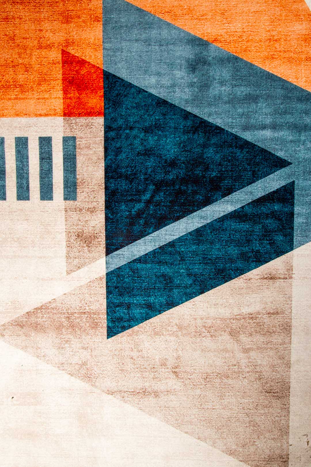 Geometrikus Játék – Absztrakt Modern Szőnyeg