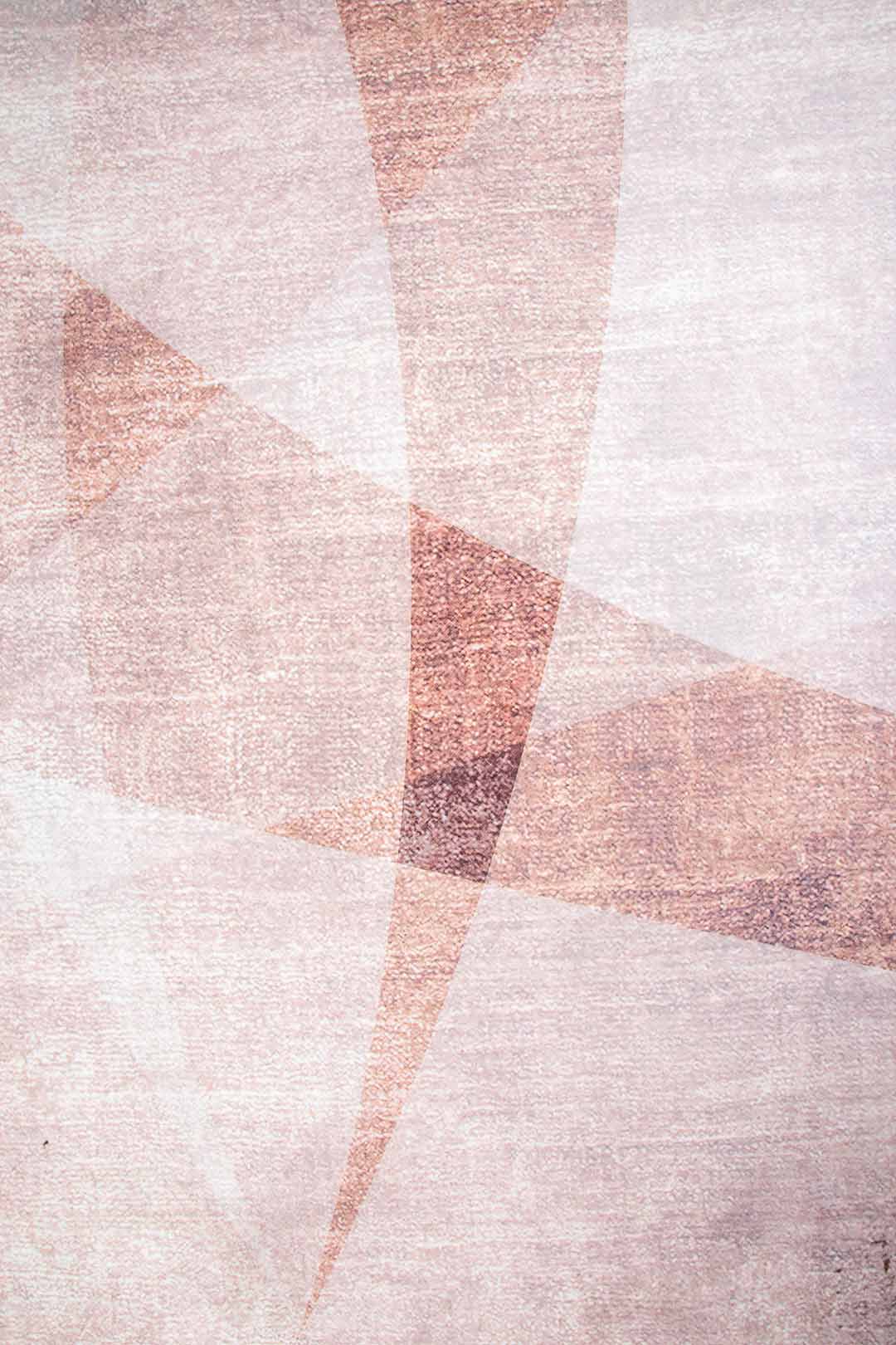 Moderner Teppich Beige Braun – Abstraktes Design für Wohnzimmer & Büro

