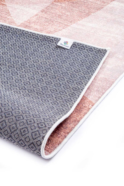 Moderner Teppich Beige Braun – Abstraktes Design für Wohnzimmer & Büro

