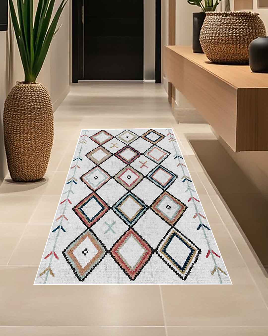 Sherry modern white colorful soft and shinny carpet